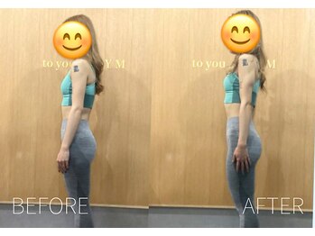 トゥーユージム 調布店(toyou...GYM)/お客様〈BEFORE→AFTER〉