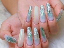 ラッキーネイル(lucky nail)/シェル埋め尽くし