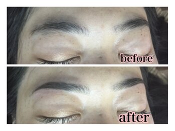 眉サロン デュアル 恵比寿(DUAL)/アーチ眉から平行眉に☆