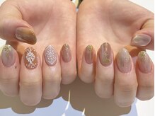ネイルズ ララ(nails Lala)/タイル柄デザイン。