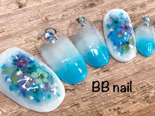 ビービーネイル(BB)/奥行フラワーネイル