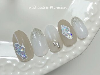 ネイルアトリエ フロラシオン/贅沢アートの褒められネイル85