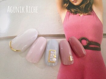 アグニークリッシェ(Agunik Riche)/【シンプルネイル】