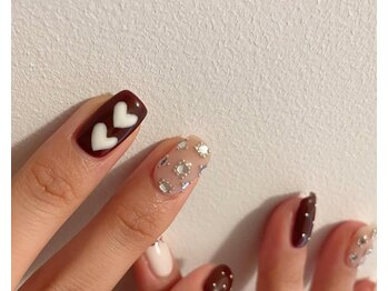 ヴィコ 名古屋栄(vico)/ハートネイル/@vico_ktgw