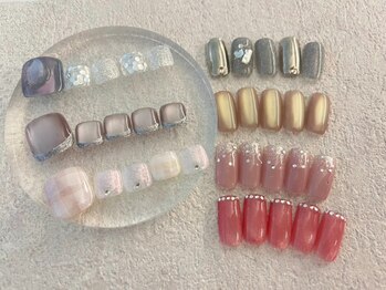 ノラネイル ウメダ(NORA nail UMEDA)の写真/【梅田から3分☆】技術力の高いスタッフ在籍♪ご要望にそった納得の指先に◎バリエーション豊富で大人気！