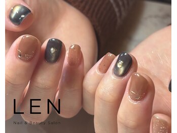 レン(LEN.)/アクセントネイビーマグ