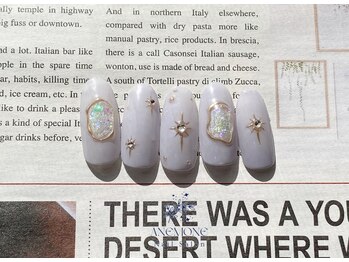 アネモネ(ANEMONE)/キラキラ星ネイル☆