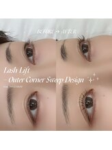 トパーズブロウ 宇都宮竹林店(TOPAZ BROW)/目尻流しデザイン