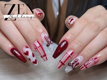 ゼン ネイル デザイン 池袋(ZEN NAIL DESIGN)/* 長 さだしやり放題×つけ放題