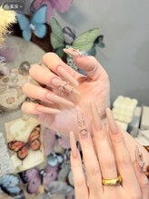 Shiori Nailsalon　持ち込み・長さだしサロン/長さだし｜クロムネイル