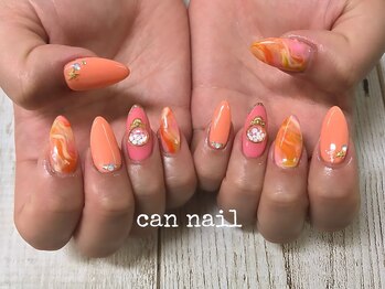 キャンネイル 金山店(Can Nail)/夏カラー！マーブルネイル！