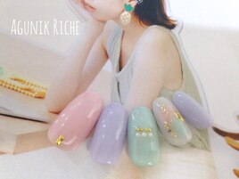 【パステルネイル】