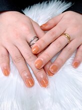 アムルーズ(Amoureuse)/オレンジネイル♪