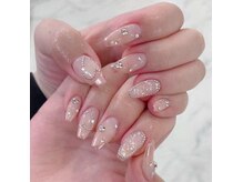 ティーアンドビー ネイルスタジオ(T&B NAIL STUDIO)/トレンドワンホンちゅるんネイル