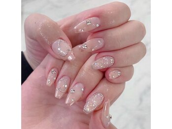 ティーアンドビー ネイルスタジオ(T&B NAIL STUDIO)/トレンドワンホンちゅるんネイル