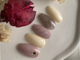 ニット　マット　フラッシュ