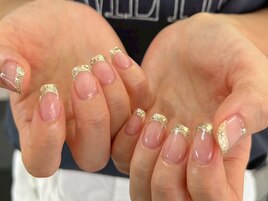 フレンチ/ラメフレンチ/キュート