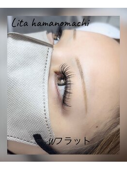 リタ ハマノマチ(LiTA hamanomachi)の写真/【最新技術×圧倒的高持続☆バインドロック】自まつ毛を2種類のエクステで挟み込む新技術で印象eyeへ導く♪