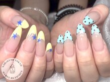 ネイルズガッシュ 溝の口店(NAILs GUSH)/フレンチ/ドット/星/スター