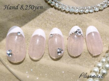 プラスネイル 北千住東口店(PLUS NAIL)/(3531)大人可愛いパーツネイル♪