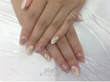 ネイルサロン ビューティーマジック 川口店/上品ヒョウ柄ネイル