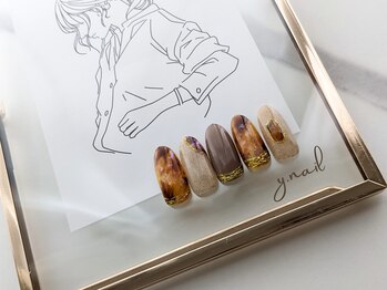 ワイネイル(Y.nail)/大人なべっこうネイル