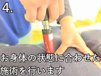 健康工房たいよう整骨院/来店~退店まで STEP4