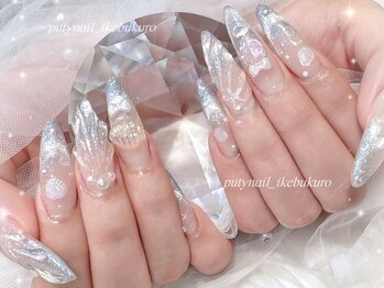 プティネイル 池袋(Puty Nail)/マグネットマーメイドネイル