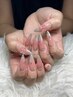 [10本チップ長さ出し]うる艶チークネイル