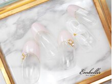 アンベリール 横浜店(Embellir)/(837)シアーフラワーネイル