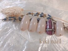 キキネイル 二子玉川(kikinail)/秋大人チェックネイル