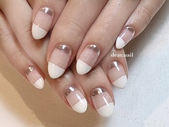 ディアネイル(dear.nail)/まっすぐフレンチ☆