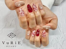 ツイードネイル