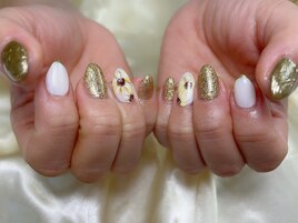 ひまわりネイル