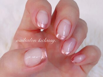 ミラーフレンチネイル/定額