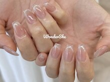 ワンダーシー(WonderShe)/チークマグネットフレンチネイル