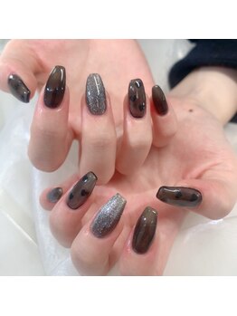 桜ネイルサロン/バレンタインデーネイル