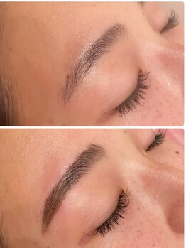 ビューティ スペース ルーチ(beauty space Luci)の写真/垢抜けメンズ様にもおすすめ！！自分らしいおしゃれ眉毛へ★メイクの時間短縮にも◎自眉毛の流れ自由自在♪