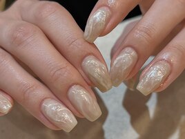 透明感ネイル ニュアンスネイル