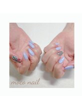 モコネイル(moco nail)/☆ワンカラー2本アート☆