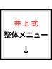 井上式整体メニュー　ラインナップ