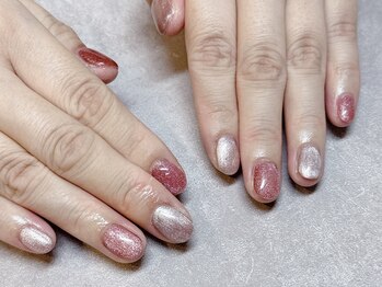 アスー(Aswy.)の写真/[ラメグラ/ワンカラー¥2,980~]お手頃価格でもしっかりとお時間を頂き丁寧に施術いたします。カラーも豊富◎