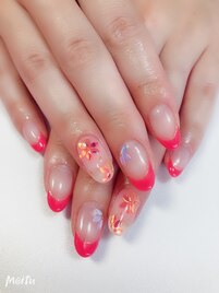 フレンチにお花