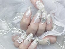 ミナミネイル(MINAMI NAIL)/リボンネイル　9500円
