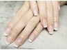 オフ代込み♪【練習モデル】メンズネイリスト担当☆クリアフレンチ3300円