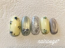 ネイル―ジュ 札幌大通店(nairouge*)の雰囲気（New☆流行りのバターイエローネイル♪）