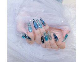 海/水色／ストーン付け