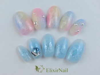 エリクサーネイル 西武新宿(Elixir Nail)/定額c やり放題/クーポン使用