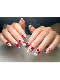 リボンさくらんぼ大人可愛い