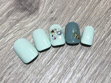 クリスタルネイル ボンベルタ橘店(CRYSTAL NAIL)/ワンカラーネイル